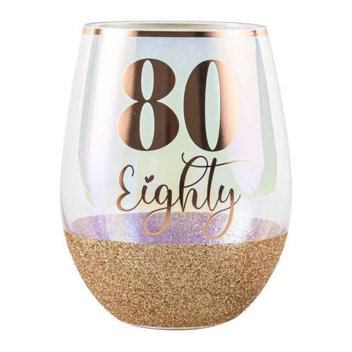 Ronis 80 Glitter Stemless Pink 600ml