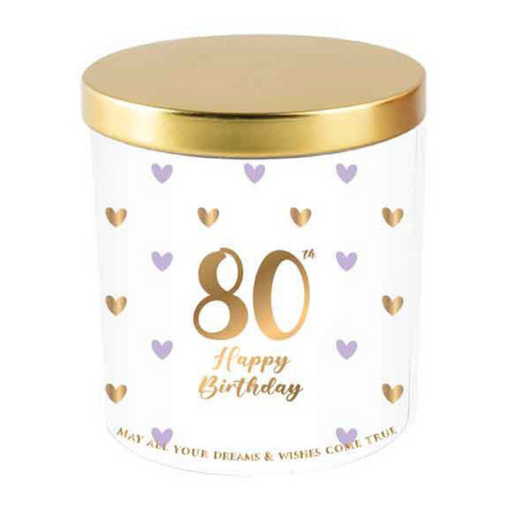 Ronis 80 Sweet Heart Candle Vanilla/Lavender 215gm 8x9cm