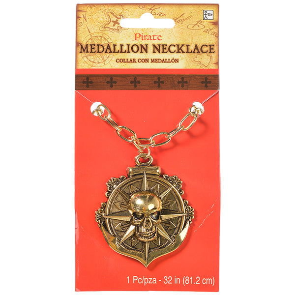 Pirate Medallion Necklace