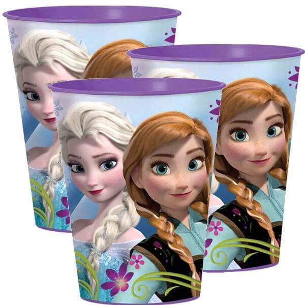 Frozen Favor Cups Plastic 473ml 3pk