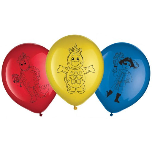 The Wiggles Party Latex Balloons 30cm