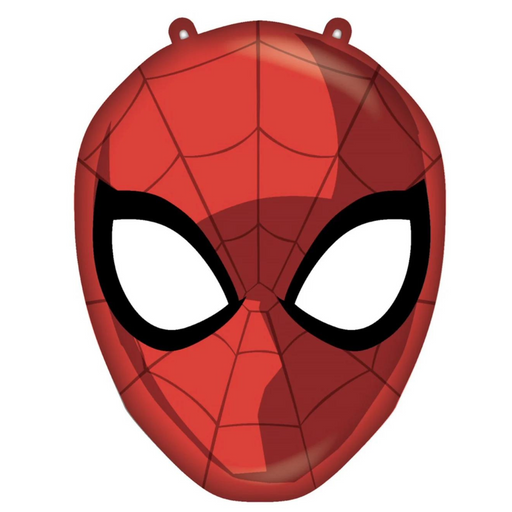 Spiderman Party Foil Balloon Face Mask 60cm