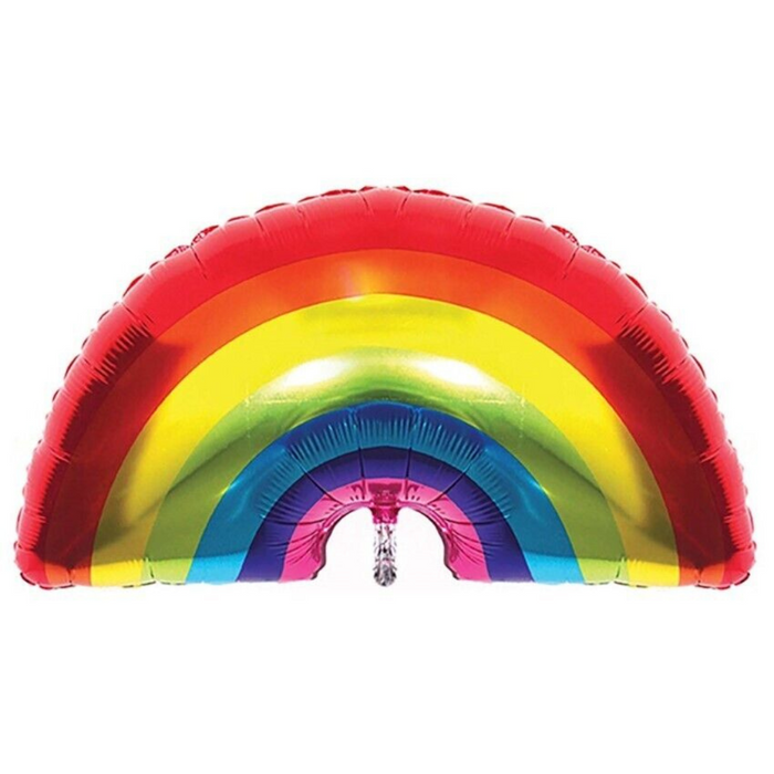 Rainbow Foil Balloon 60cm 1pk