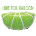 Lime Foil Balloon 48cm