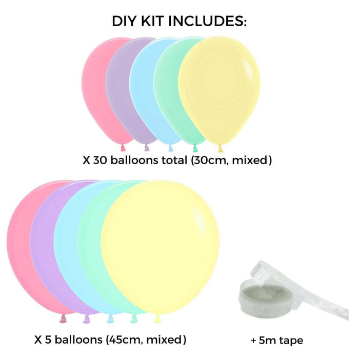 Balloon Garland Pastel 35pk