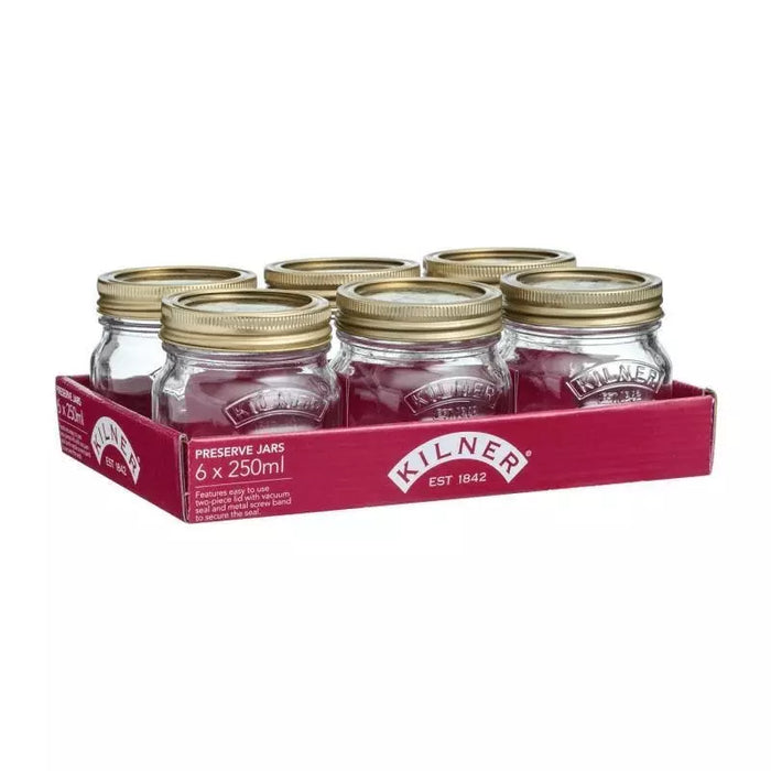 Kilner Genuine Preserve Jar Set of 6 250ml