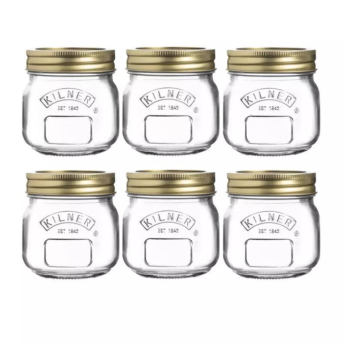 Kilner Genuine Preserve Jar Set of 6 250ml