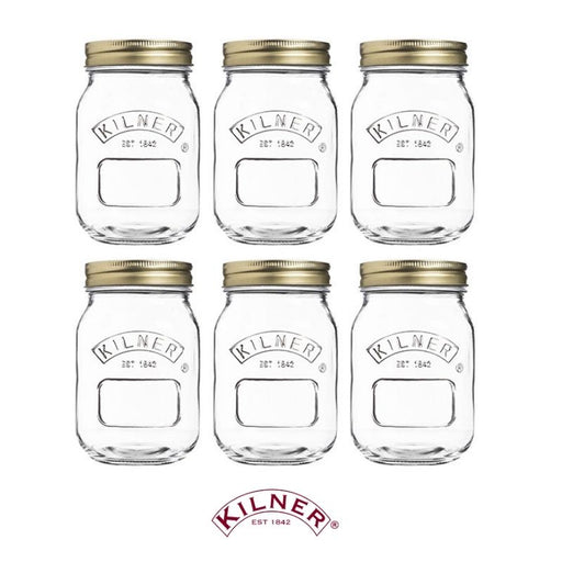 Kilner Genuine Preserve Jar Set of 6 500ml