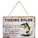 Fishing Signs Wood Signs Assorted Designs