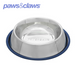 Stainless Steel Pet Bowl Blue Anti-Skid 1.5L