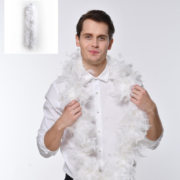 Feather Boa White