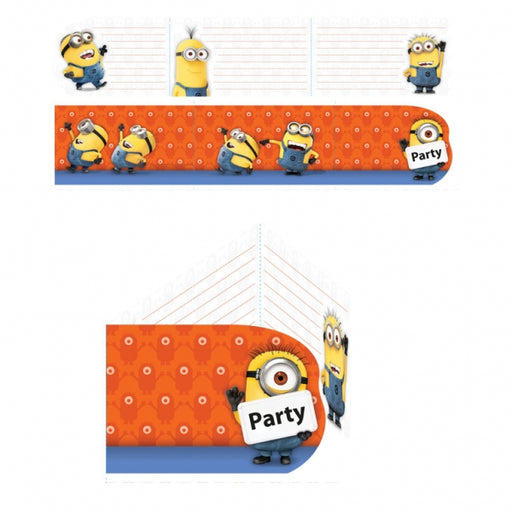 Minions Invitations 6pk