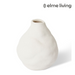 Ronis Alis Vase White 10x9x12cm