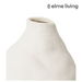 Ronis Alis Vase White 10x9x12cm