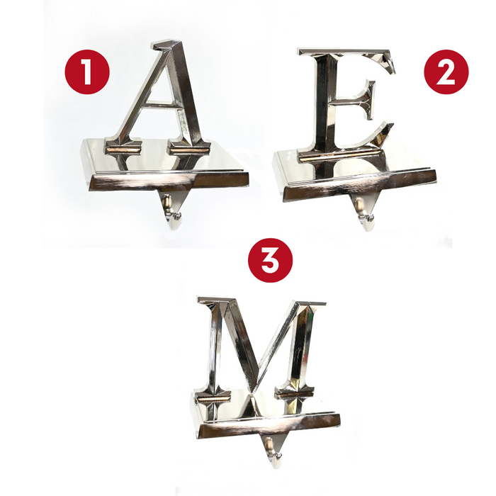 Ronis Alphabet Stocking Holder Metal 3 Asstd