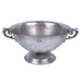 Ronis Antique Silver Metal Footed Pot D33.5x18cm