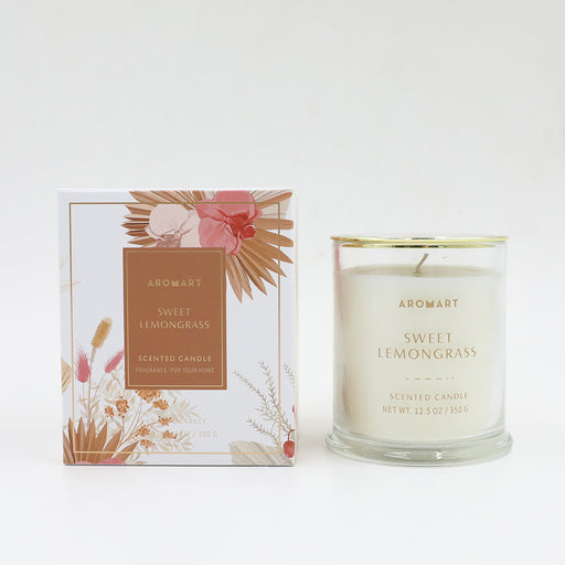 Ronis Aromart Floral Lemongrass Candle 350g