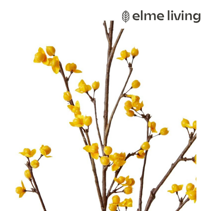 Ronis Autumn Berry Branch Yellow 20x12x112cm