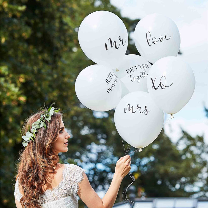 Botanical Wedding Balloons Balloon Bundle