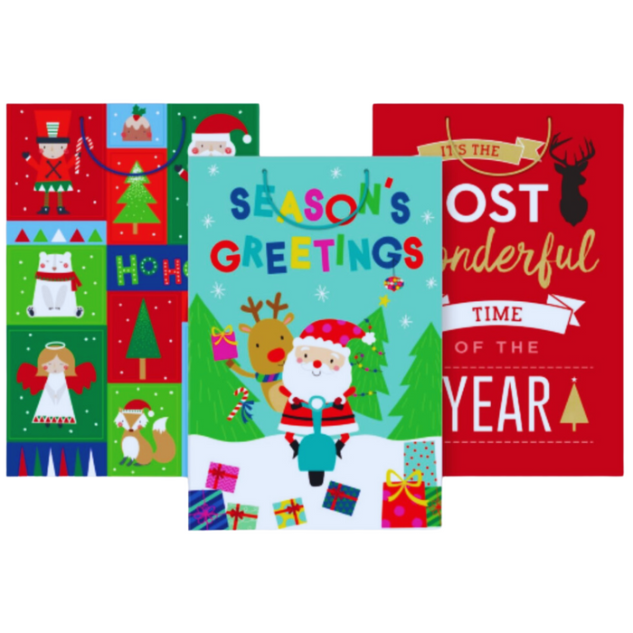 Bag Giant Christmas Asstd Designs