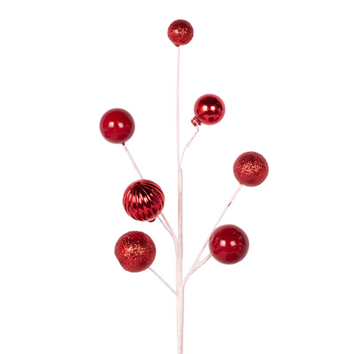 Ronis Bauble Pick 50cm Red