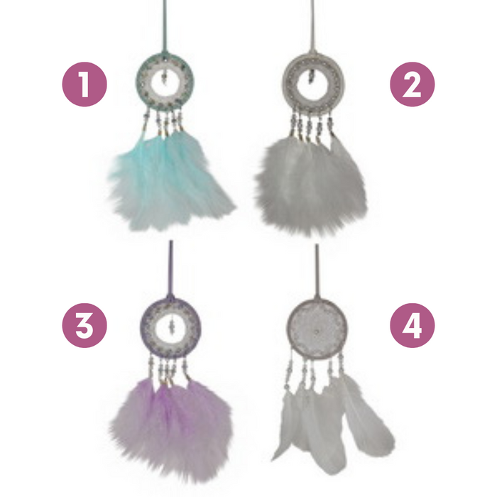 Ronis Beaded Dream Catcher 8cm 4 Asstd