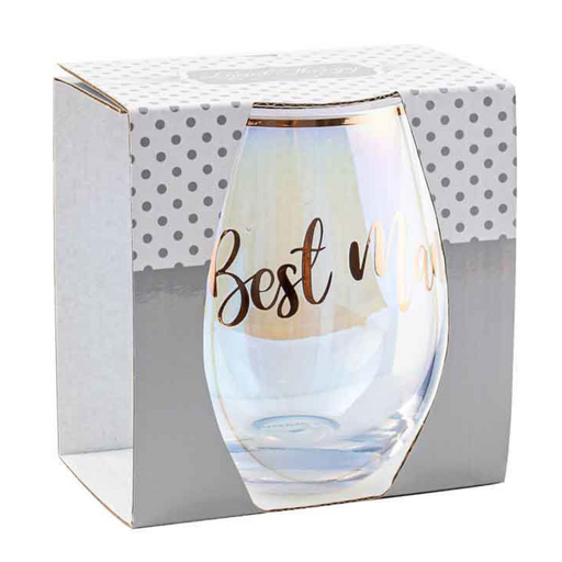 Ronis Best Man Stemless Wine Rose Gold 600ml