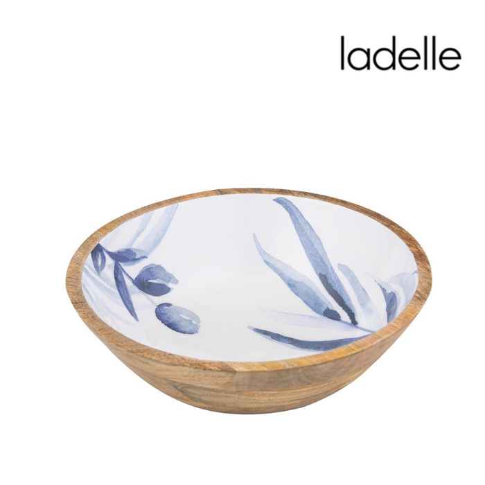 Ronis Blue Lagoon Mango Wood Bowl Small