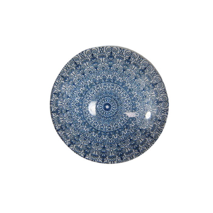 Ronis Boho Mandala Round Glass Magnet 5cm 4 Asstd