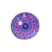 Ronis Boho Mandala Round Glass Magnet 5cm 4 Asstd