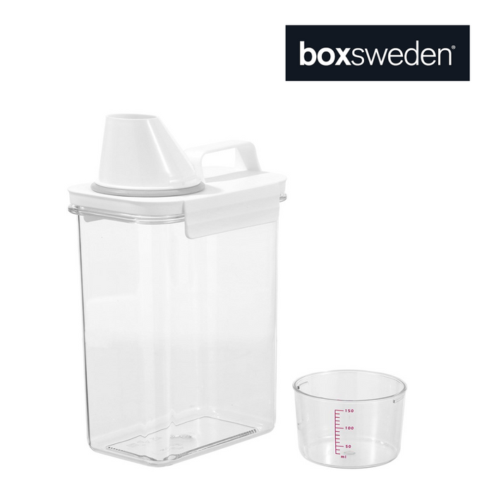 Ronis Boxsweden Crystal Keep Fresh Dispensing Container with Measuring Cup 1.8L