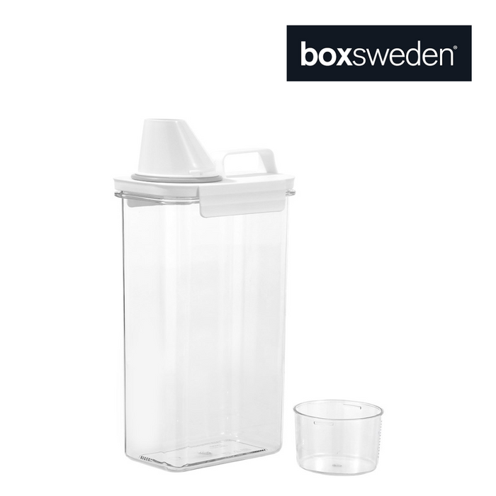 Ronis Boxsweden Crystal Keep Fresh Dispensing Container with Measuring Cup 2.3L