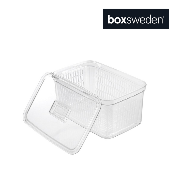 Ronis Boxsweden Crystal Vegetable Storer Clear 7L 31x20x15cm