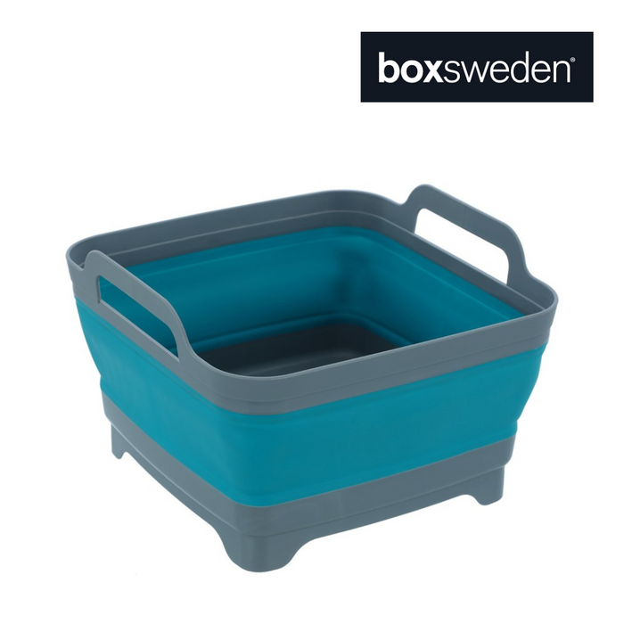 Ronis Boxsweden Foldaway Basin Square with Handles 10.5L 30.5x30x20cm 2 Asstd