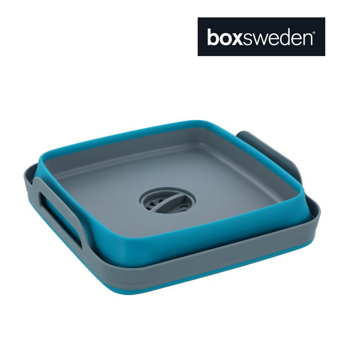 Ronis Boxsweden Foldaway Basin Square with Handles 10.5L 30.5x30x20cm 2 Asstd