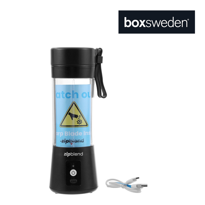 Ronis Boxsweden Zip Blender 6 Blades 350ml Black