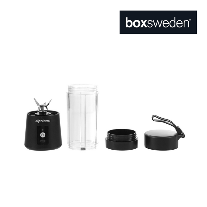 Ronis Boxsweden Zip Blender 6 Blades 350ml Black