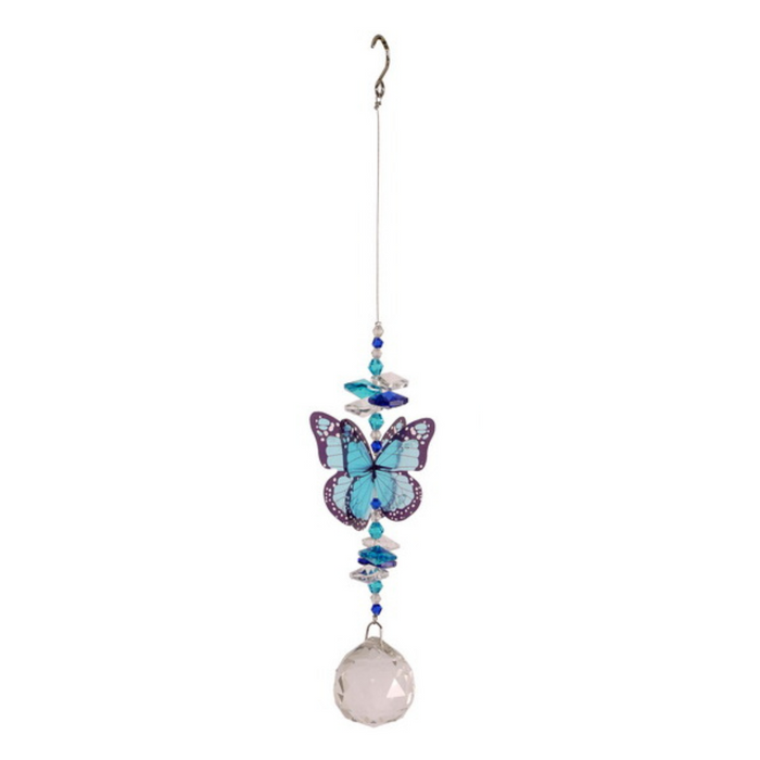 Ronis Butterfly with Crystal Suncatcher 25cm