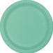 Fresh Mint Green Banquet Plates Paper 26cm 24pk