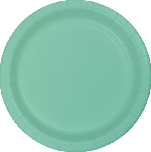 Fresh Mint Green Dinner Plates Paper NPC 23cm 24pk