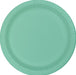 Fresh Mint Green Lunch Plates Paper NPC 18cm 24pk