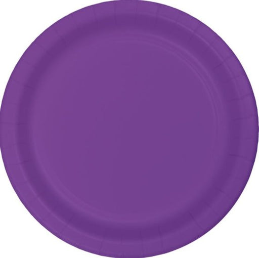 Amethyst Purple Dinner Plates Paper 23cm 24pk