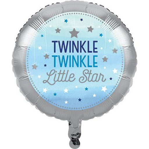 Foil Balloon One Little Star Boy Twinkle Twinkle Little Star Foil Balloon 45cm