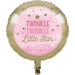 Foil Balloon One Little Star Girl Twinkle Twinkle Little Star Foil Balloon 45cm