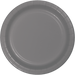 Glamour Gray Dinner Plates Paper 23cm 24pk