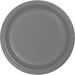 Glamour Gray Banquet Plates Paper 26cm 24pk