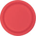 Coral Dinner Plates Paper 23cm 24pk