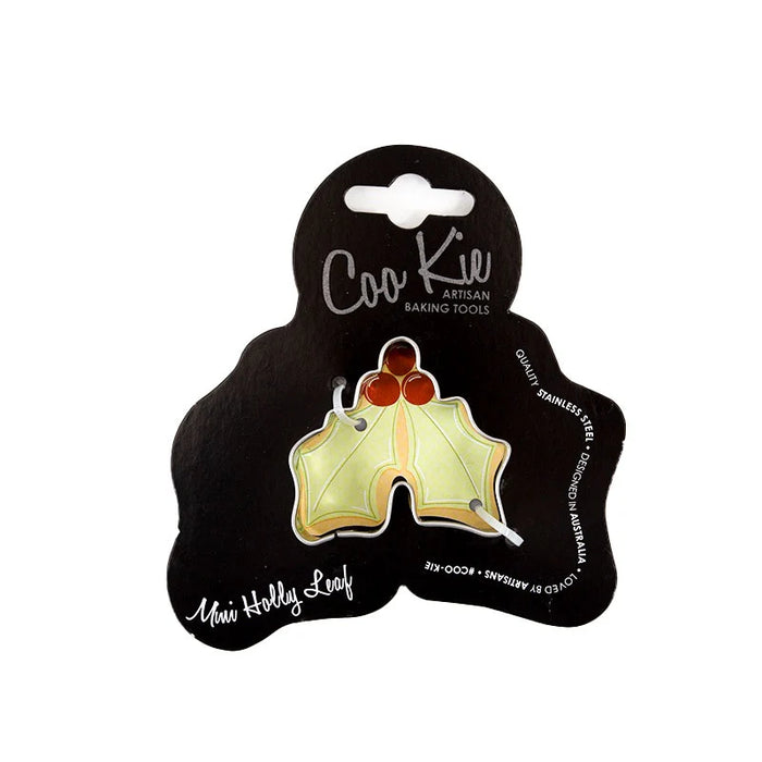 Cookie Cutter Mini Holly Leaf - Coo Kie