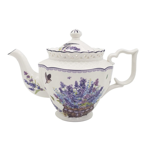 Vintage Lavender Teapot