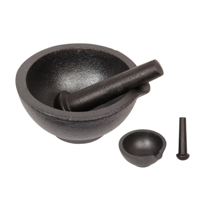 Ronis Cast Iron Mortar & Pestle 13cm